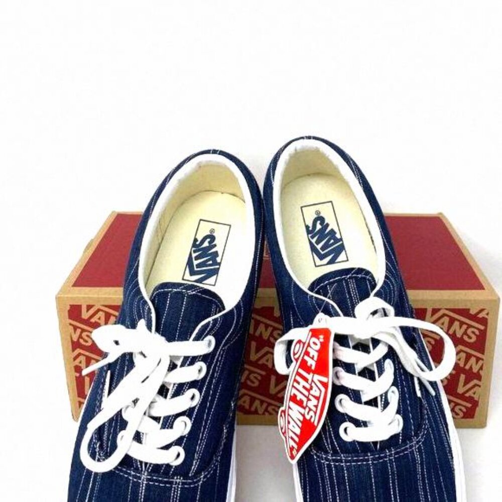 💖MEGA SALE💖VANS Era Suiting Blue Navy Stripes VN0A4U392RI Men's Textile Casual - Picture 6 of 12